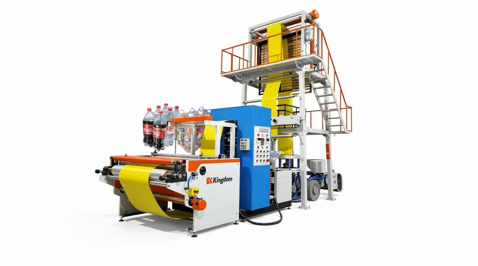 Kingdom is marketed as a manufacturer of plastic bag production mechanisms and a top seller