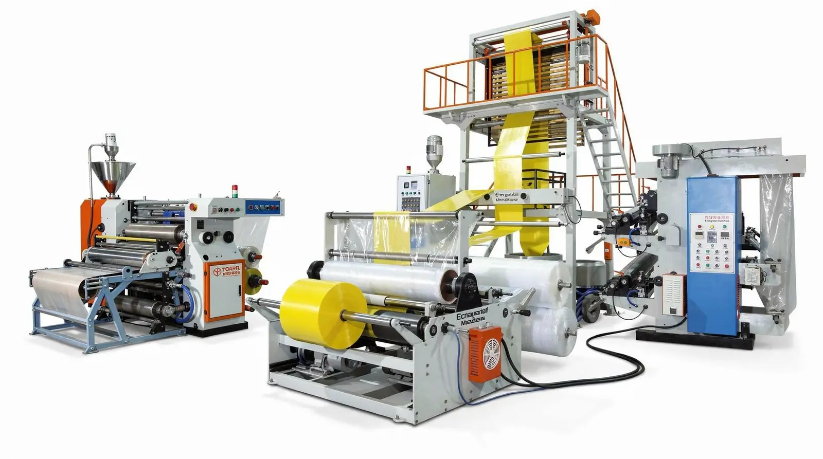 Kingdom Machine integra estas ventajas dentro de líneas completas que incluyen máquinas de impresión flexográfica