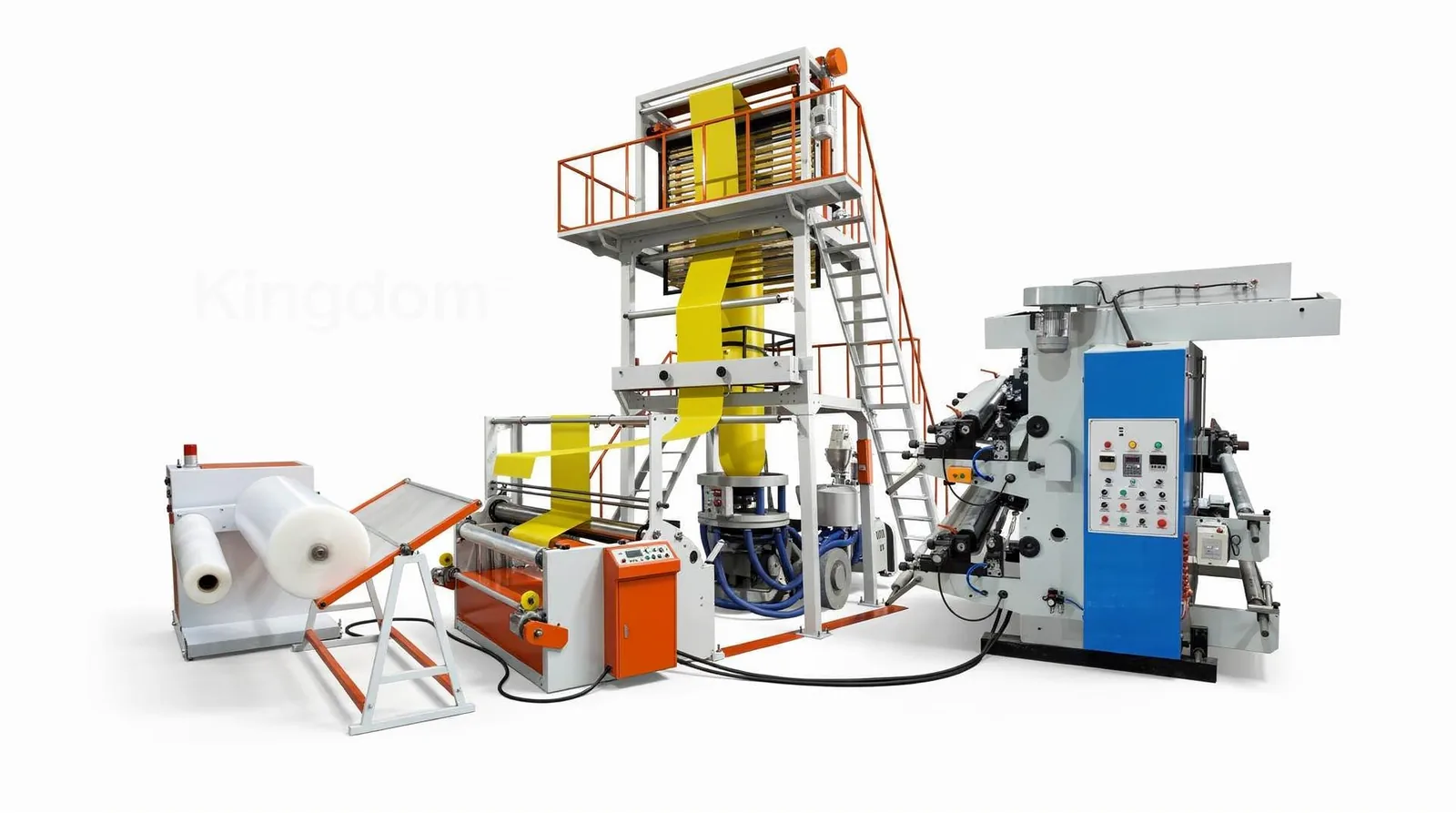 The first step is selecting a base blown film line from a manufacturer