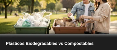 &iquest;Qu&eacute; son los pl&aacute;sticos biodegradables, Pl&aacute;sticos Biodegradables vs Compostables